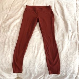 Brick red jeggings